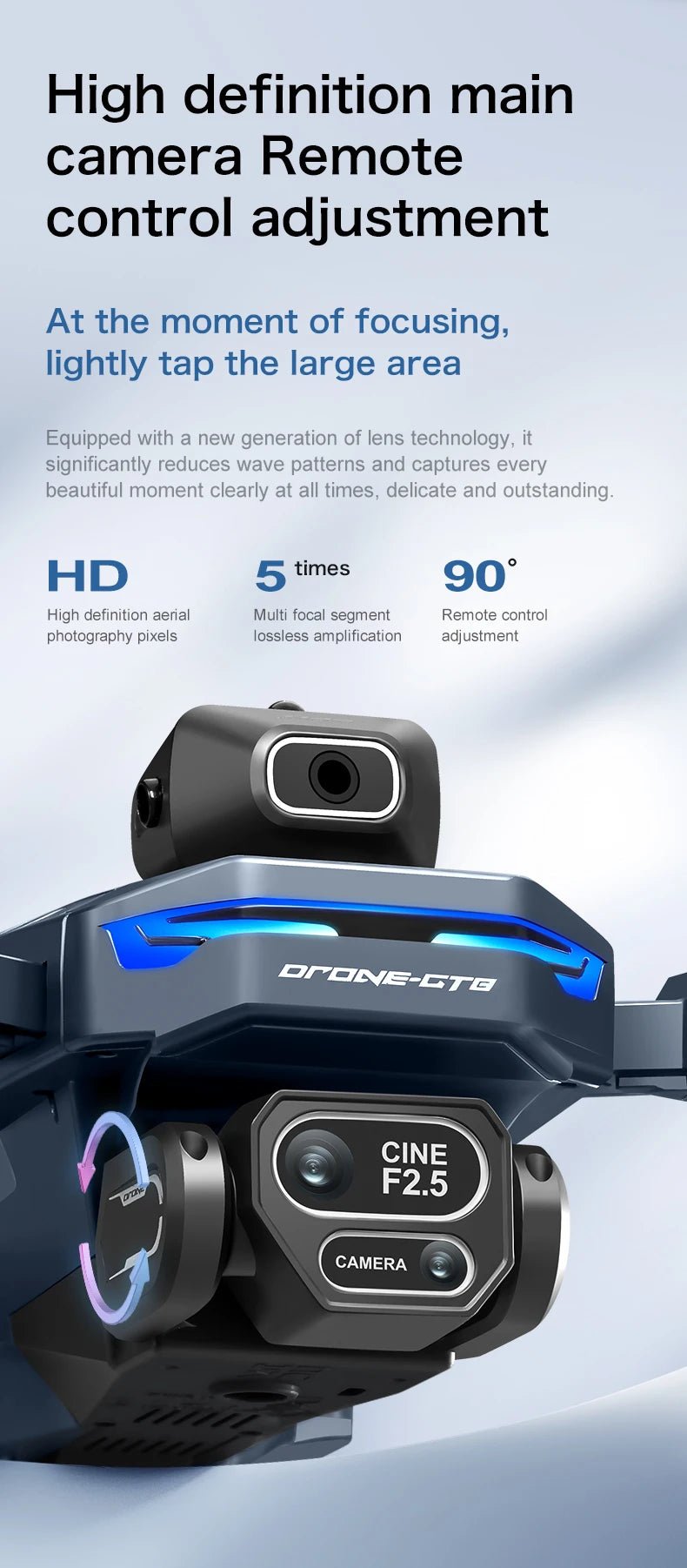 2025 New GT8 Drone GPS 8K Professional HD 360° Dual Cameras 5G WIFI Brushless Motors Obstacle Avoidance Foldable Quadcopter Toys Ai-TechWorld