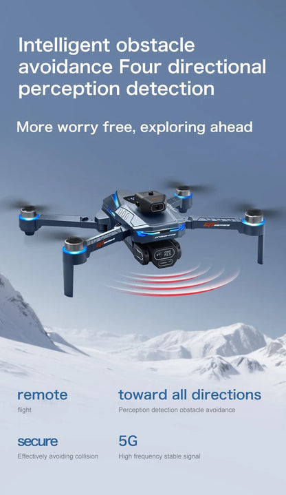 2025 New GT8 Drone GPS 8K Professional HD 360° Dual Cameras 5G WIFI Brushless Motors Obstacle Avoidance Foldable Quadcopter Toys Ai-TechWorld