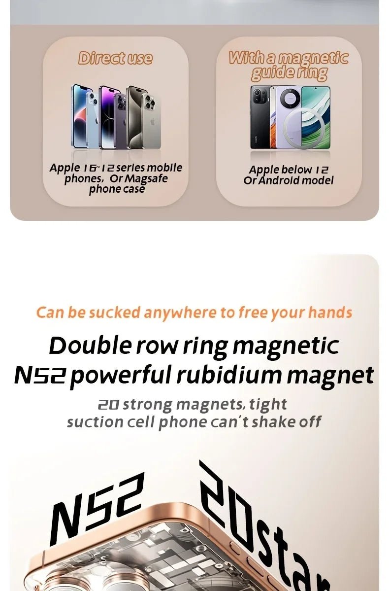 360-Degree Magnetic Car Phone Holder with Suction Cup - 2025 Model Ai-TechWorld