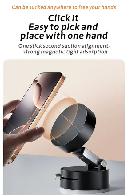 360-Degree Magnetic Car Phone Holder with Suction Cup - 2025 Model Ai-TechWorld