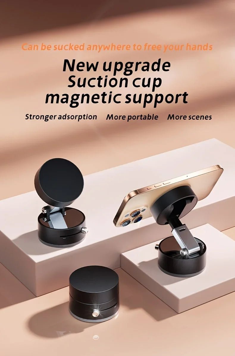 360-Degree Magnetic Car Phone Holder with Suction Cup - 2025 Model Ai-TechWorld