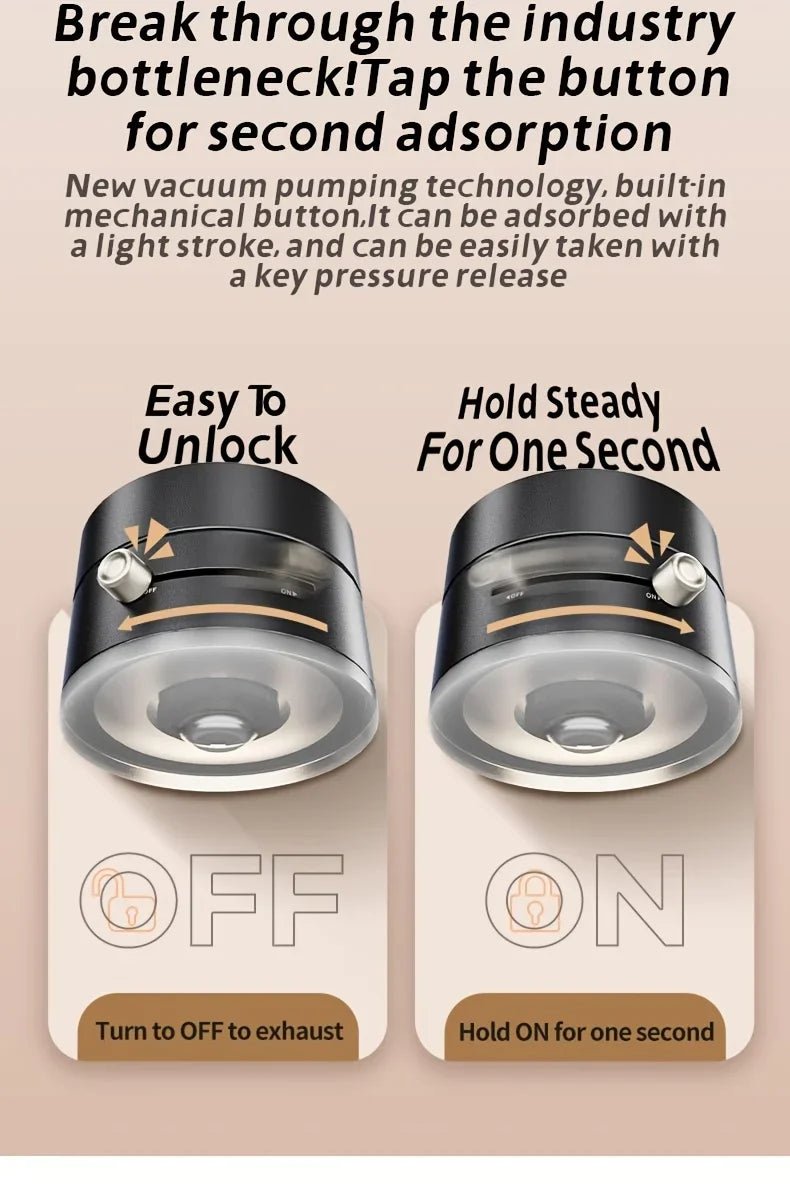 360-Degree Magnetic Car Phone Holder with Suction Cup - 2025 Model Ai-TechWorld