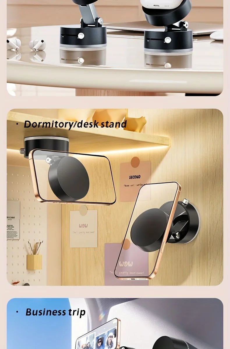 360-Degree Magnetic Car Phone Holder with Suction Cup - 2025 Model Ai-TechWorld