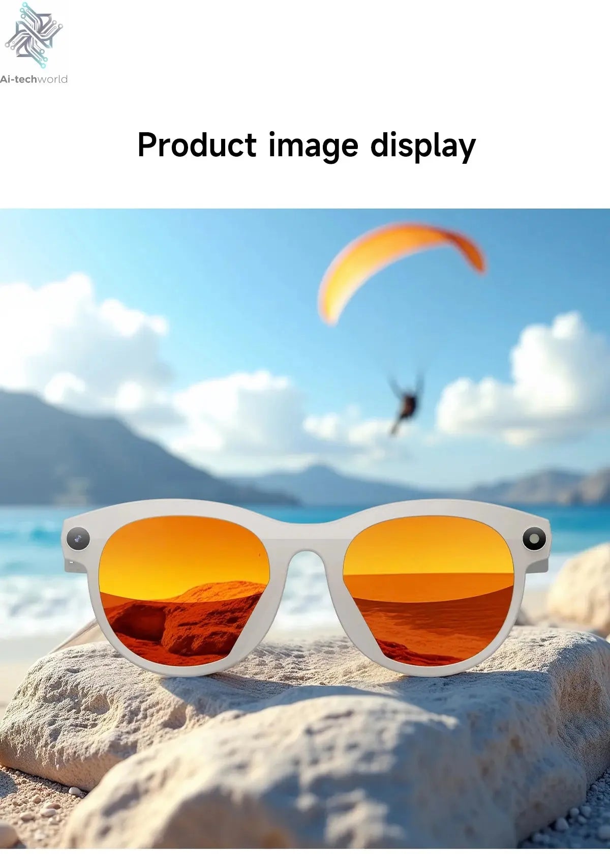 2025Xiaomi Mijia 4K HD Color Changing AI Smart Glasses Chat HD Camera Bluetooth Call Voice Assistant Control Smart Glasses Gift Ai-TechWorld 
