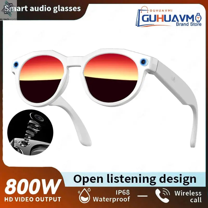 2026 New 4K HD AI Smart Glasses Men 800W Pixel Camera Bluetooth Call 4GB WIFI Transmission Voice Assistant Smart Glasses Women Ai-TechWorld 