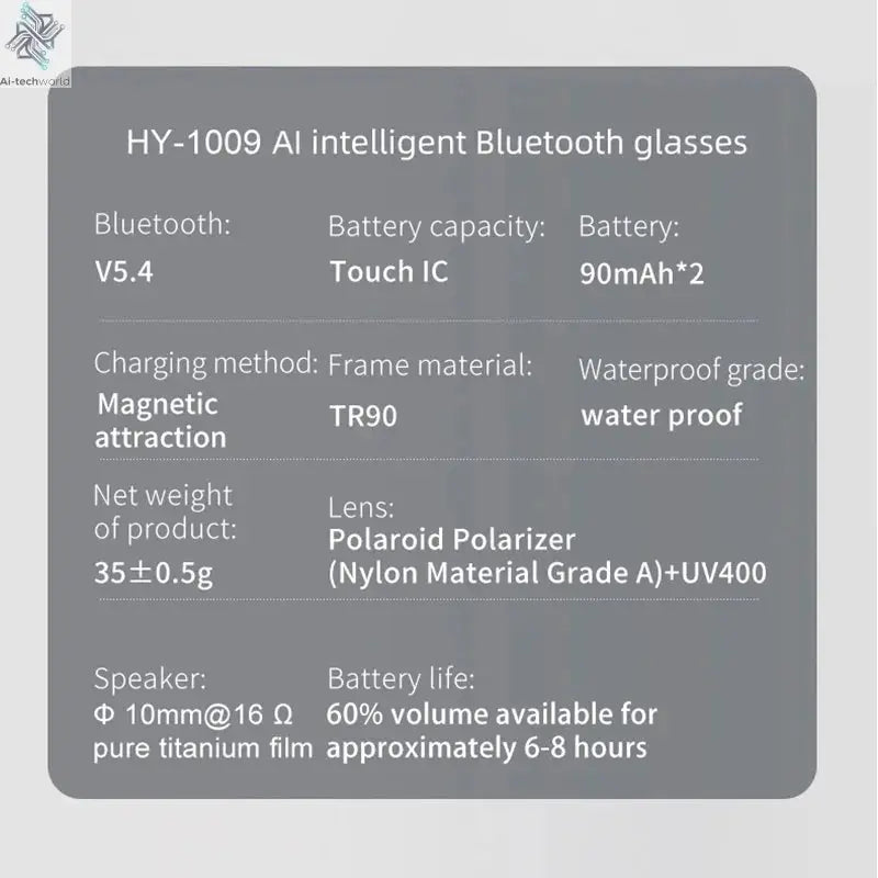 2026 New AI Intelligent Translation Glasses Touchscreen Sunglasses Smart Bluetooth Glasses Listen To Music Voice Call Ai-TechWorld 