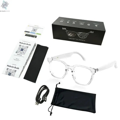 2026 New AI Intelligent Translation Glasses Touchscreen Sunglasses Smart Bluetooth Glasses Listen To Music Voice Call Ai-TechWorld 