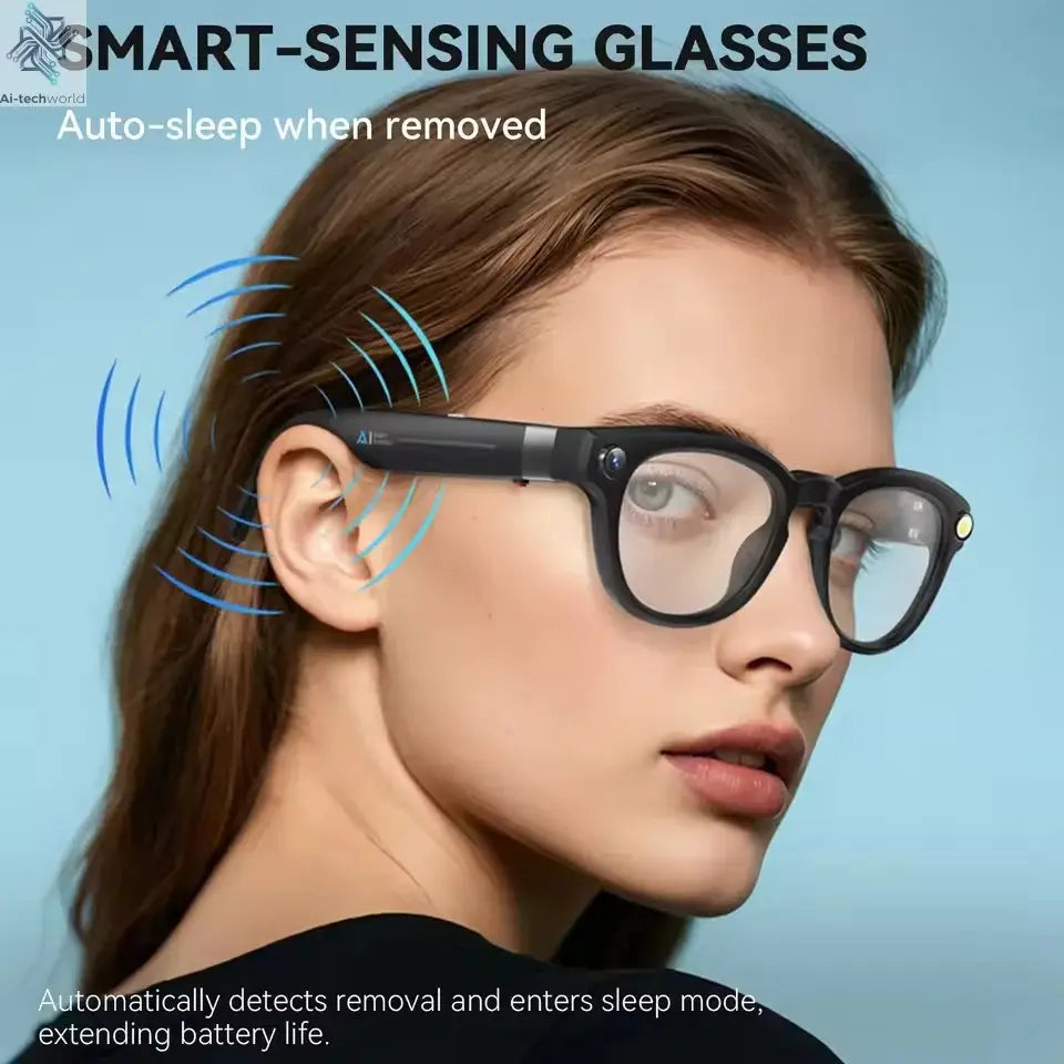 2026New 8K HD AI Smart Glasses 800MP Camera Bluetooth Call 290Mah ChatGPT Video Recording Voice Assistant Control Sunglasses Men - Ai-TechWorld