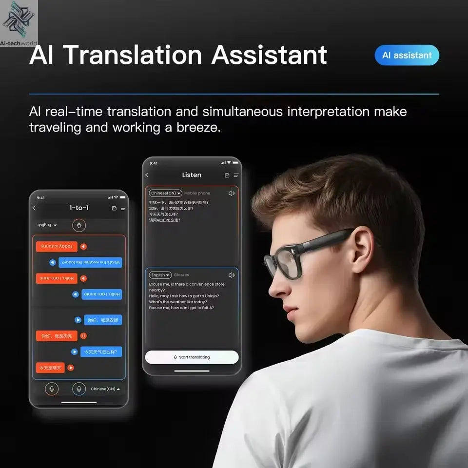 2026New 8K HD AI Smart Glasses 800MP Camera Bluetooth Call 290Mah ChatGPT Video Recording Voice Assistant Control Sunglasses Men - Ai-TechWorld