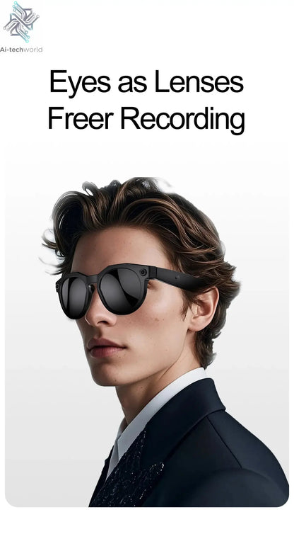 2026New 8K HD AI Smart Glasses 800MP Camera Bluetooth Call 290Mah ChatGPT Video Recording Voice Assistant Control Sunglasses Men - Ai-TechWorld