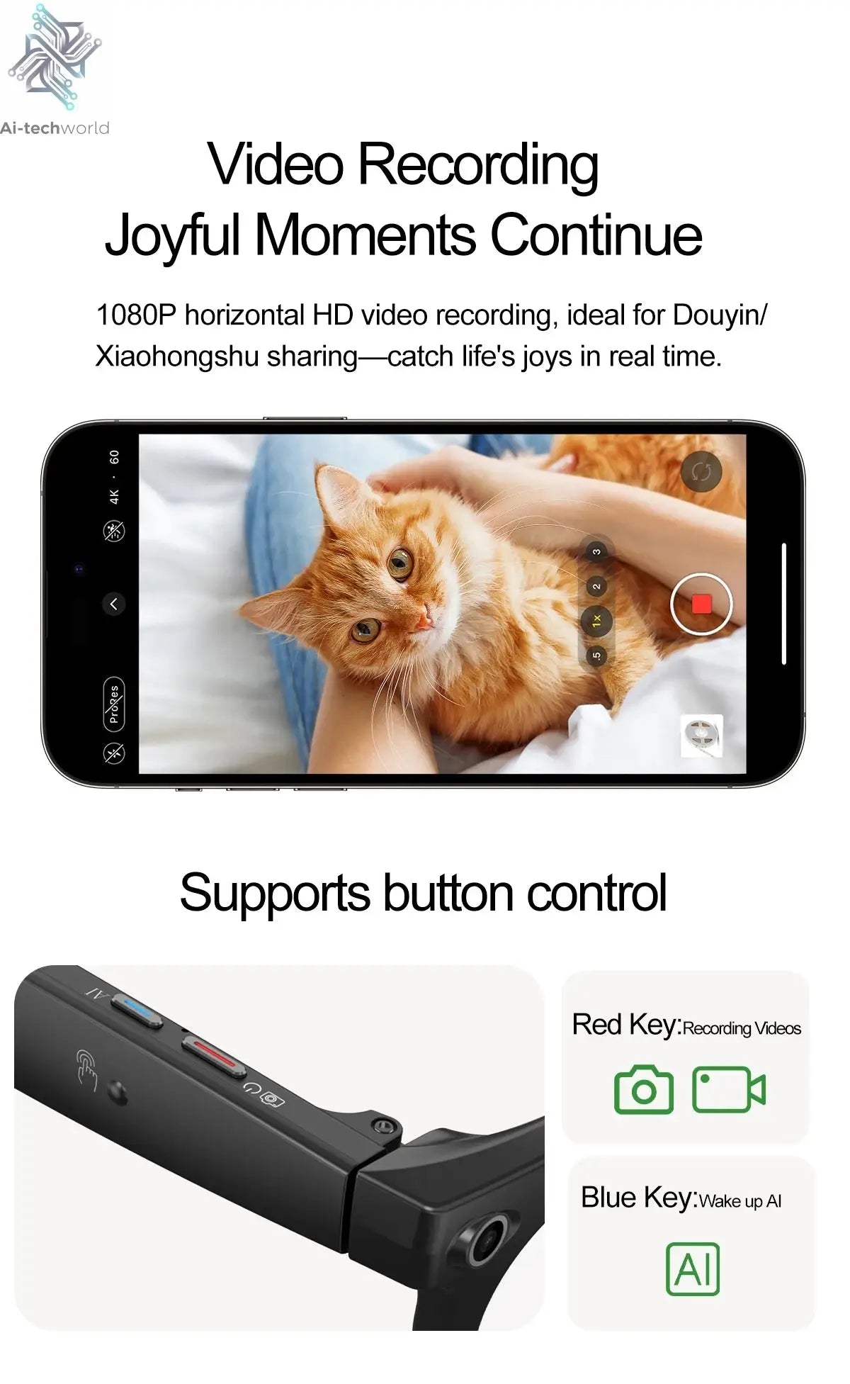 2026New 8K HD AI Smart Glasses 800MP Camera Bluetooth Call 290Mah ChatGPT Video Recording Voice Assistant Control Sunglasses Men - Ai-TechWorld