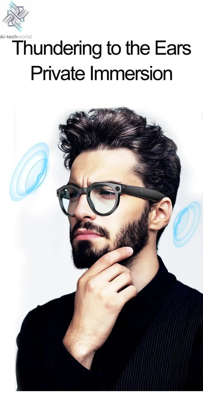 2026New 8K HD AI Smart Glasses 800MP Camera Bluetooth Call 290Mah ChatGPT Video Recording Voice Assistant Control Sunglasses Men - Ai-TechWorld