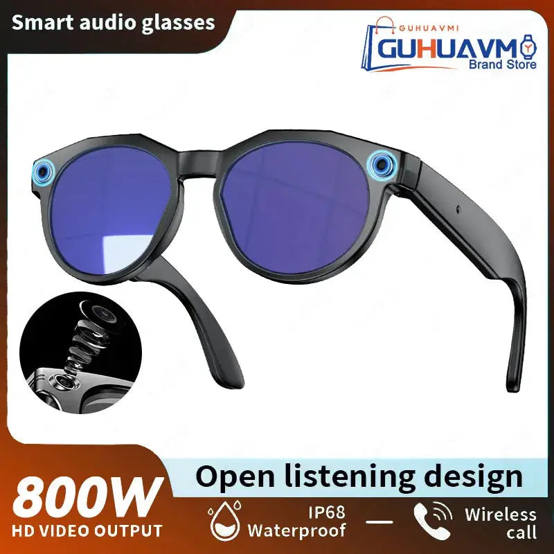 2026New 8K HD AI Smart Glasses 800MP Camera Bluetooth Call 290Mah ChatGPT Video Recording Voice Assistant Control Sunglasses Men - Ai-TechWorld