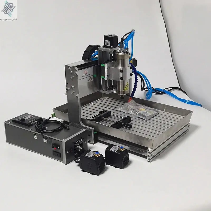 2200W 5 Axis Metal Engraving machine 6040 4 Axis CNC Router 3040 PCB Engraving 3020 Drilling and Milling Machine  With Sink Ai-TechWorld