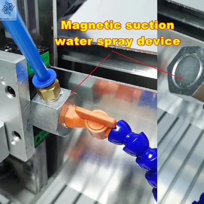 2200W 5 Axis Metal Engraving machine 6040 4 Axis CNC Router 3040 PCB Engraving 3020 Drilling and Milling Machine  With Sink Ai-TechWorld