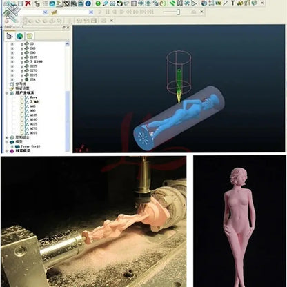 2200W 5 Axis Metal Engraving machine 6040 4 Axis CNC Router 3040 PCB Engraving 3020 Drilling and Milling Machine  With Sink Ai-TechWorld