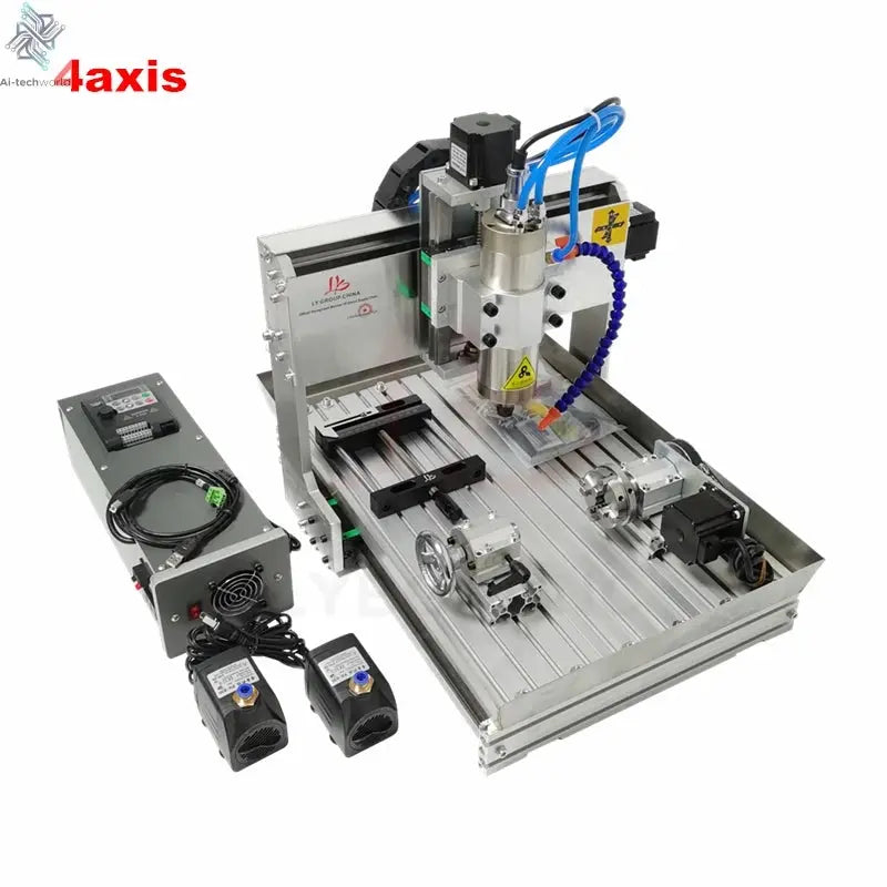 2200W 5 Axis Metal Engraving machine 6040 4 Axis CNC Router 3040 PCB Engraving 3020 Drilling and Milling Machine  With Sink Ai-TechWorld