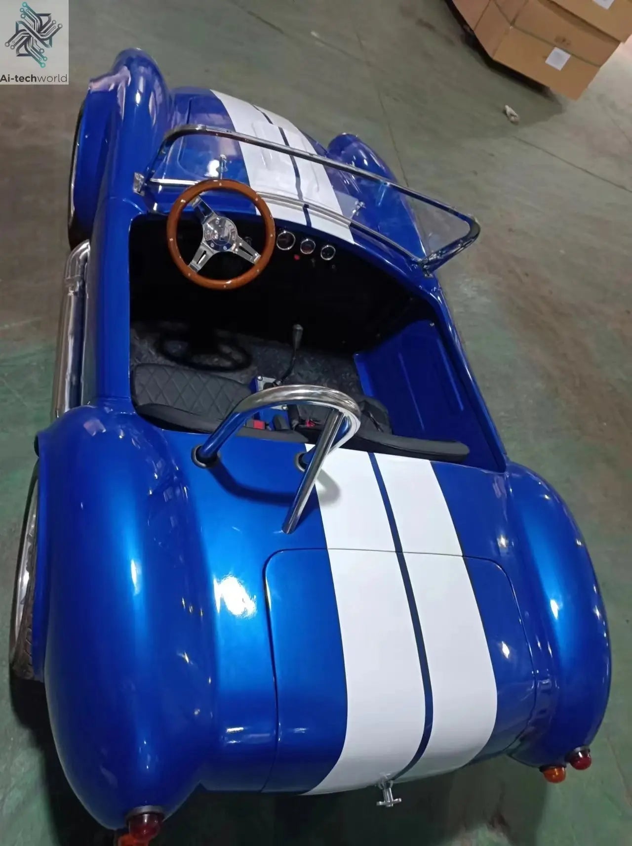 2200W Brushless Motor Pro Cobra Cart Double Seats Electric Go Karts Adults Teens 50km/h Max Speed Disc Brake Ai-TechWorld 