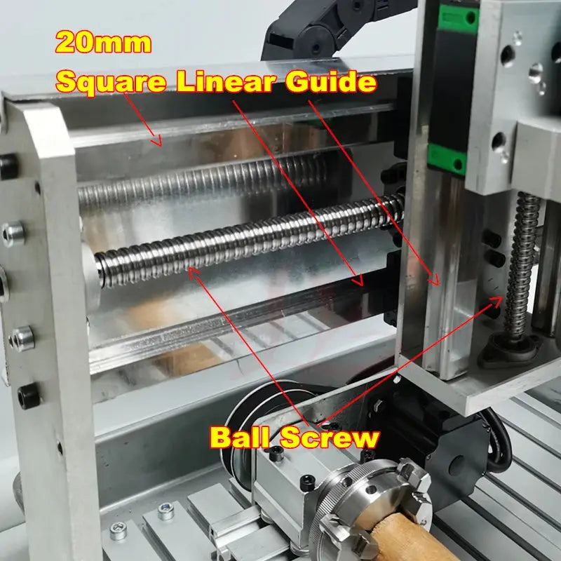 2200W 5 Axis Metal Engraving machine 6040 4 Axis CNC Router 3040 PCB Engraving 3020 Drilling and Milling Machine  With Sink Ai-TechWorld
