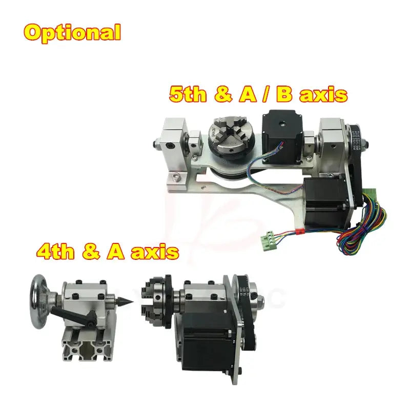 2200W 5 Axis Metal Engraving machine 6040 4 Axis CNC Router 3040 PCB Engraving 3020 Drilling and Milling Machine  With Sink Ai-TechWorld