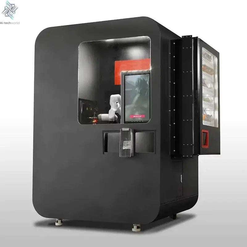 24-Hour Unmanned Coffee Vending Machine with Automatic Coffee Robot for Libraries and Public Spaces Ai-TechWorld 