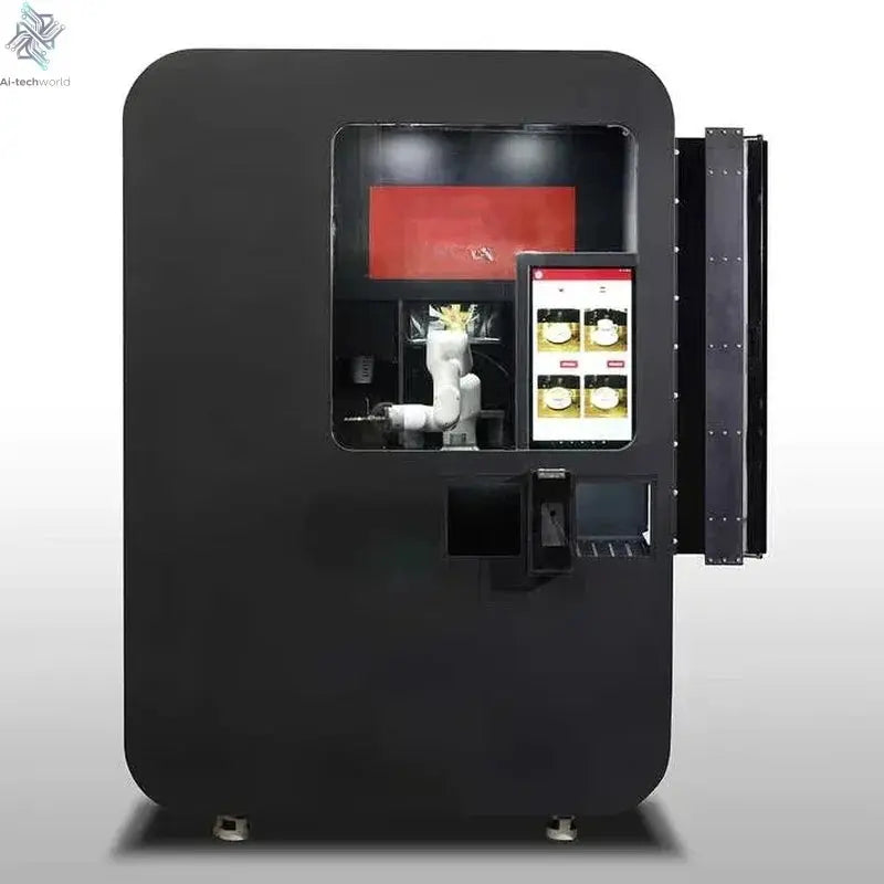 24-Hour Unmanned Coffee Vending Machine with Automatic Coffee Robot for Libraries and Public Spaces Ai-TechWorld 