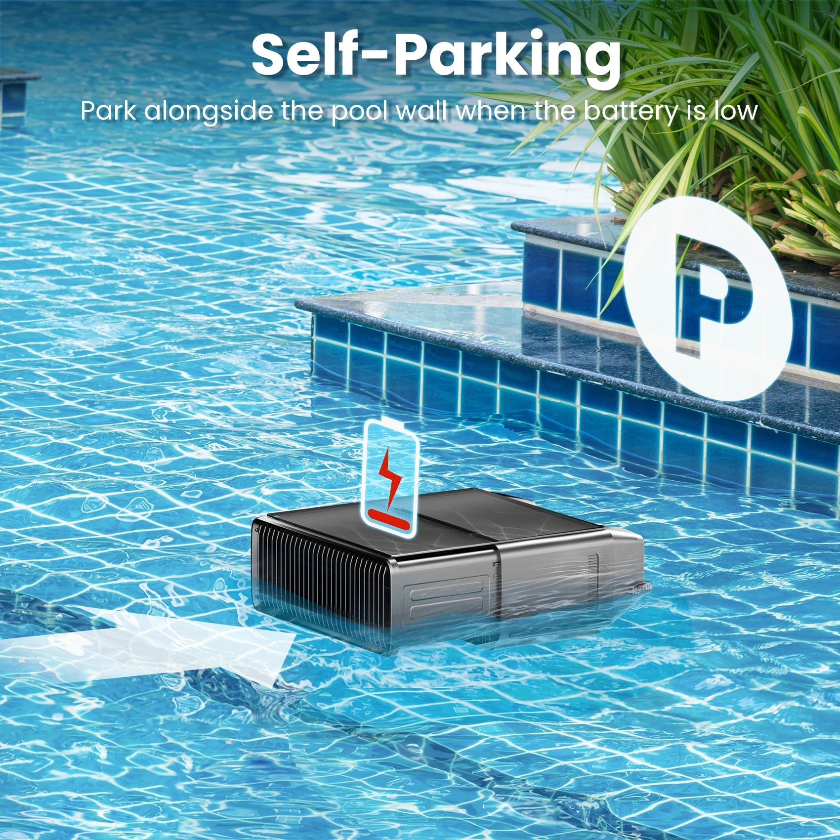 24-Hour Robotic Pool Surface Cleaner with Remote Control and Smart Obstacle Avoidance ai-techworld