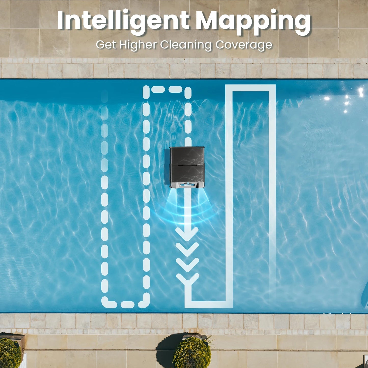 24-Hour Robotic Pool Surface Cleaner with Remote Control and Smart Obstacle Avoidance ai-techworld