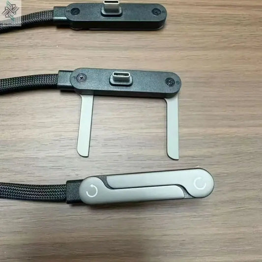 240W 90° Elbow Phone Holder Data Cable Foldable Type C To Type C Fast Charging Cable Data Wire For iPhone 17 Pro Xiaomi Samsung Ai-TechWorld 