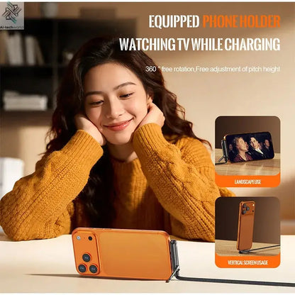 240W 90° Elbow Phone Holder Data Cable Foldable Type C To Type C Fast Charging Cable Data Wire For iPhone 17 Pro Xiaomi Samsung Ai-TechWorld 