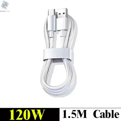 240W QC3.0 PD 5 Ports GaN Fast Charger US/EU Plug Phone Charging Head Adapter with LED Light for iPhone Samsung Huawei Xiaomi Ai-TechWorld 