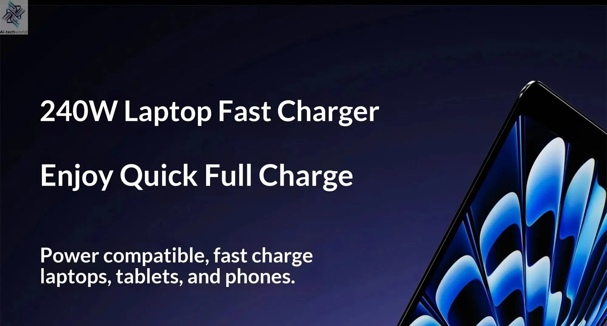 240W Stand Charging Cable, 2-in-1 with Phone Holder for Gaming/Videos, Compatible with iPhone 15-17 & Huawei Ai-TechWorld 