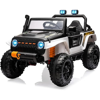 24V 2 Seater Ride On Car for Kids Electric Truck with Remote Control Ride on Truck w/ 4-Wheeler Suspension 4WD Battery Powered Ai-TechWorld 