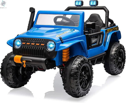 24V 2 Seater Ride On Car for Kids Electric Truck with Remote Control Ride on Truck w/ 4-Wheeler Suspension 4WD Battery Powered Ai-TechWorld 
