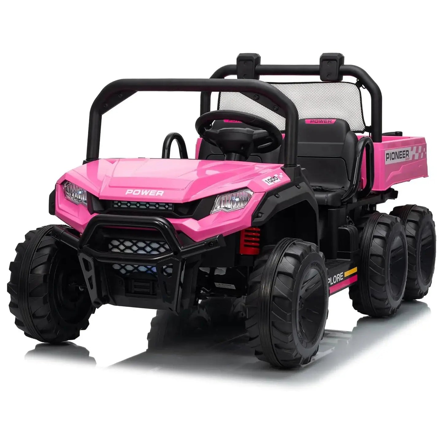 24V 2 Seater Ride on Dump Truck, 4WD Electric Car with Remote Control,Dump Bed,3 Speed Modes, Music Player,Toy for Boys & Girls - Ai-TechWorld