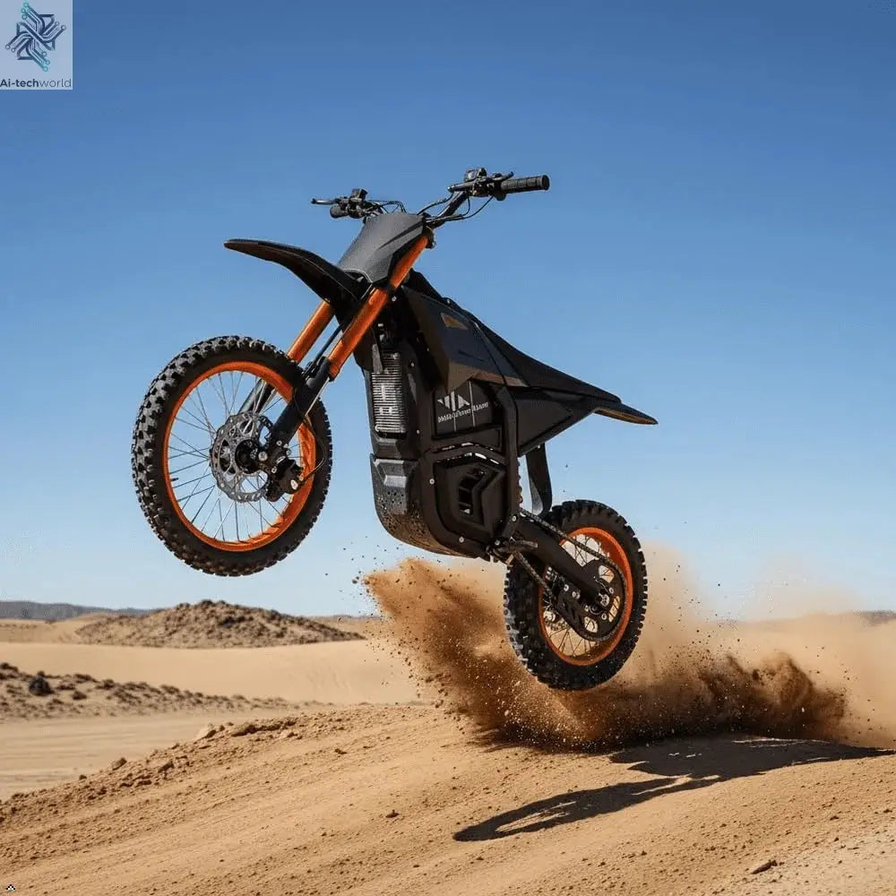 2600W Adult /Teen Electric MINI Dirt Bike, 31MPH Top Speed, 35 Mile Range, 48V 20Ah Battery, 14"/12"Tires, Dual Hydraulic Brakes Ai-TechWorld 