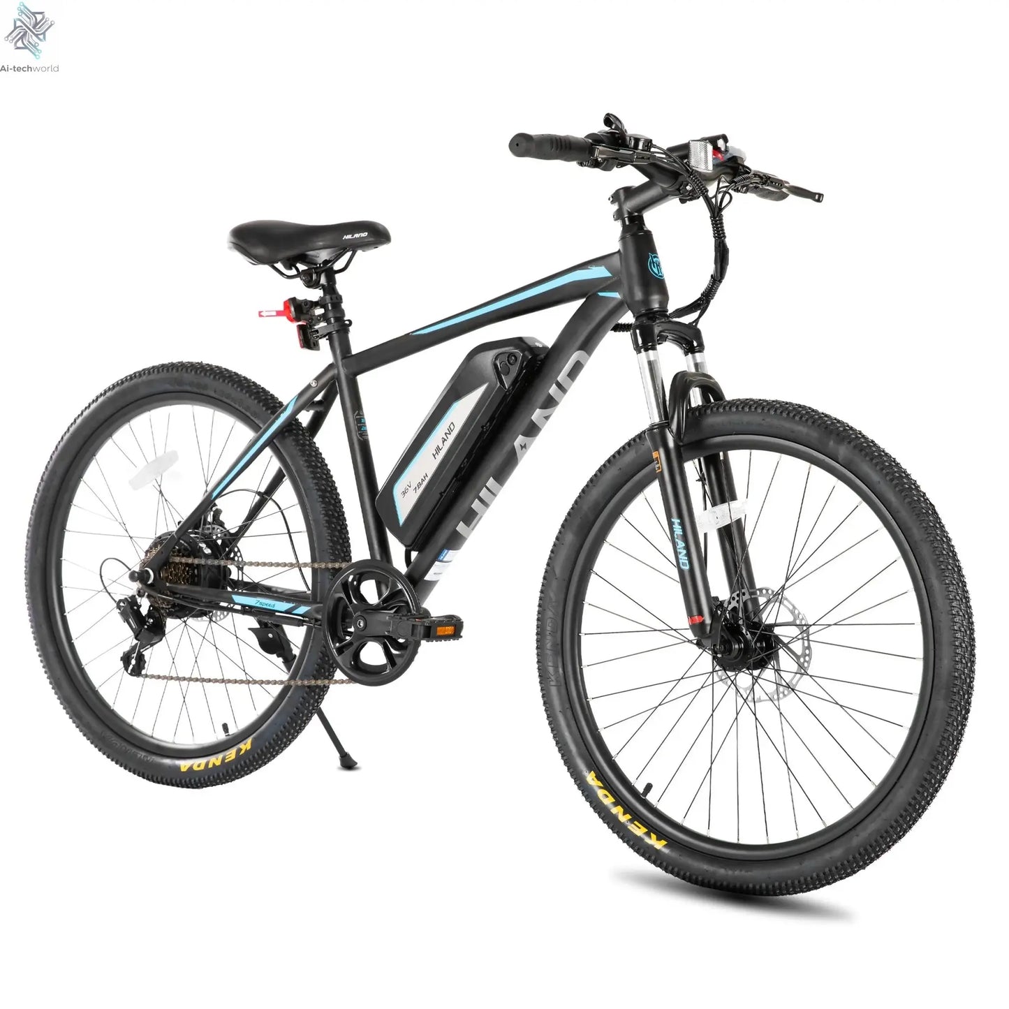 26" Electric Mountain Bike – 500W Motor, Removable Battery, 20 MPH, 7 - Speed - Ai - TechWorld