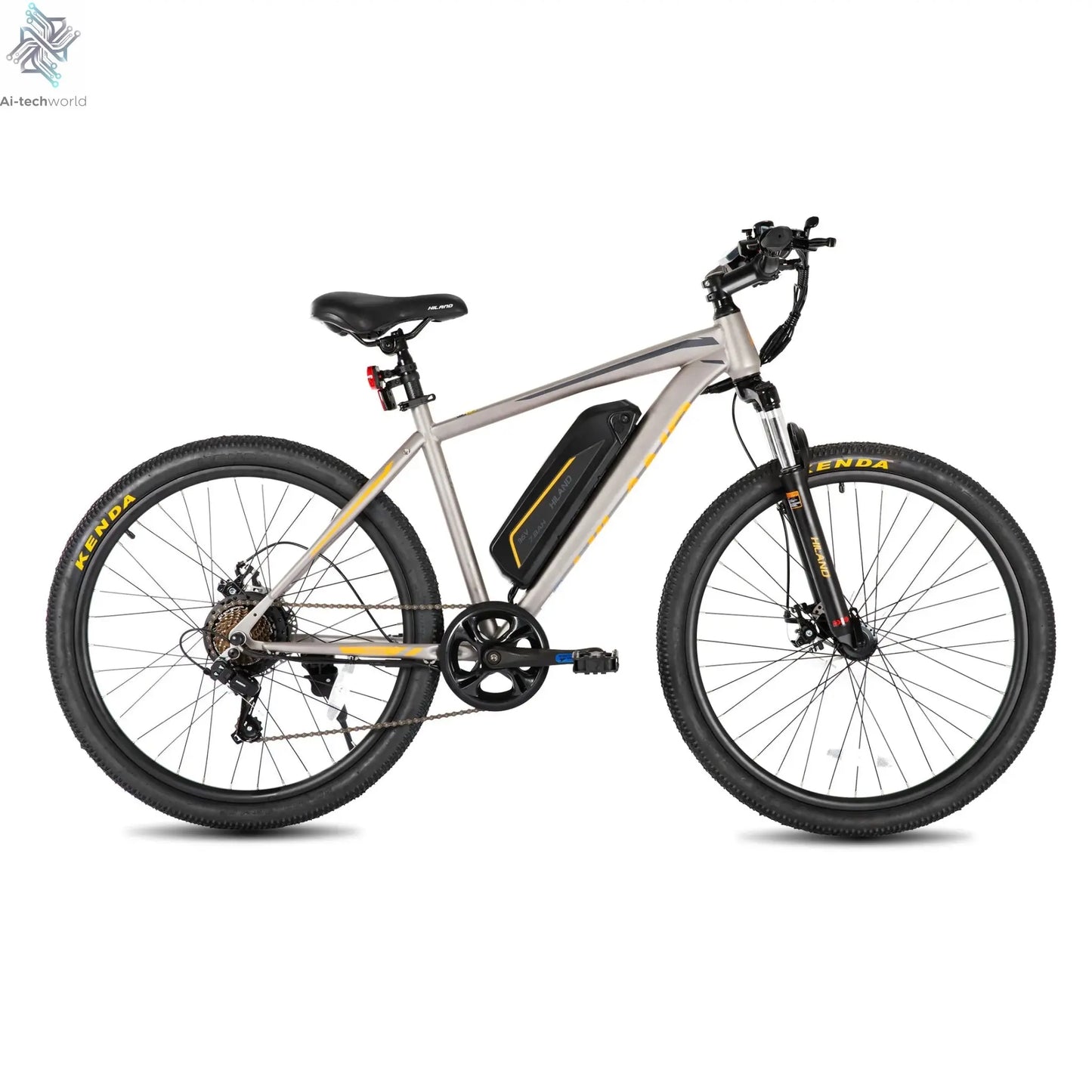 26" Electric Mountain Bike – 500W Motor, Removable Battery, 20 MPH, 7 - Speed - Ai - TechWorld