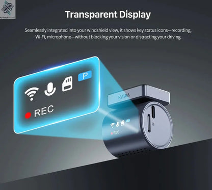 2K KAWA MINI 3 Pro Cameras for Car DVR Tiny Dash Cam 24 Parking Auto Video Recorder WiFi APP Voice Control Car dashcam Ai-TechWorld 