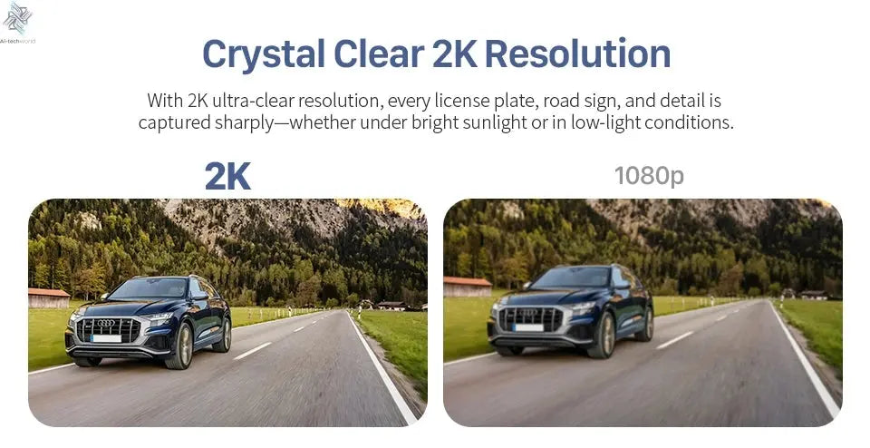 2K KAWA MINI 3 Pro Cameras for Car DVR Tiny Dash Cam 24 Parking Auto Video Recorder WiFi APP Voice Control Car dashcam Ai-TechWorld 