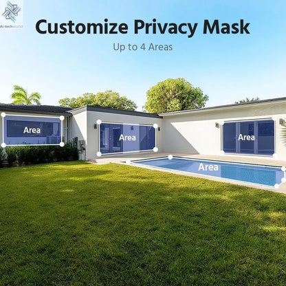 2K Wireless Home Security Camera System – Solar Power, PIR Motion Detection, 2 - Way Audio - Ai - TechWorld