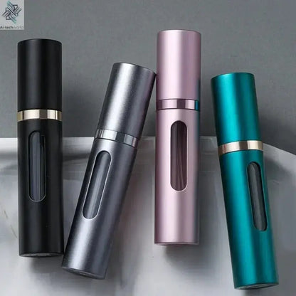 2PCS 5/10ml Bottom-Filling Pump Perfume Refillable Spray Bottle Mini Portable Empty Cosmetic Containers Atomizer Bottle Travel Ai-TechWorld 