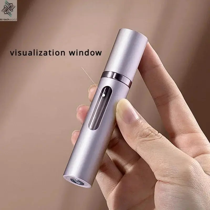 2PCS 5/10ml Bottom-Filling Pump Perfume Refillable Spray Bottle Mini Portable Empty Cosmetic Containers Atomizer Bottle Travel Ai-TechWorld 