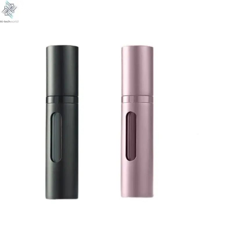 2PCS 5/10ml Bottom-Filling Pump Perfume Refillable Spray Bottle Mini Portable Empty Cosmetic Containers Atomizer Bottle Travel Ai-TechWorld 
