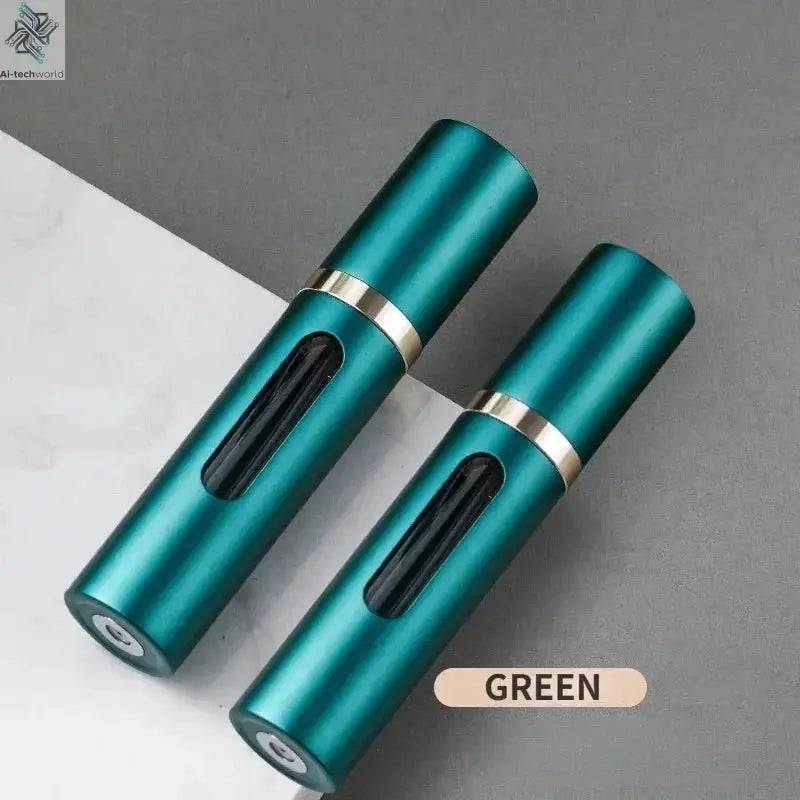 2PCS 5/10ml Bottom-Filling Pump Perfume Refillable Spray Bottle Mini Portable Empty Cosmetic Containers Atomizer Bottle Travel Ai-TechWorld 