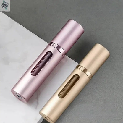 2PCS 5/10ml Bottom-Filling Pump Perfume Refillable Spray Bottle Mini Portable Empty Cosmetic Containers Atomizer Bottle Travel Ai-TechWorld 