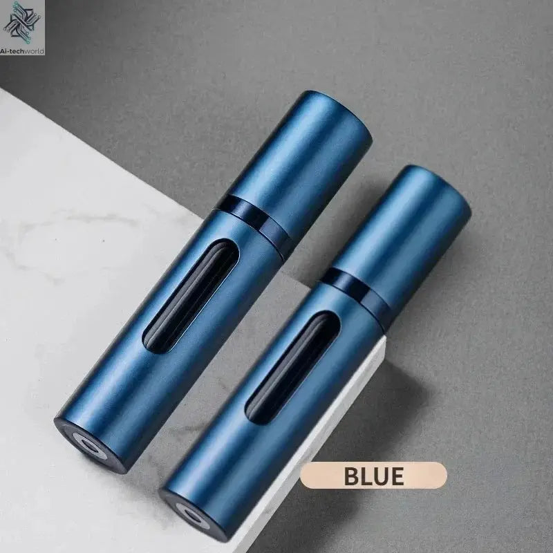 2PCS 5/10ml Bottom-Filling Pump Perfume Refillable Spray Bottle Mini Portable Empty Cosmetic Containers Atomizer Bottle Travel Ai-TechWorld 