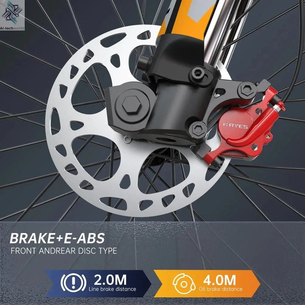 2V Off - Road Electric Motorcycle Bike, 60KM/H Peak Speed, Dual Battery System - Ai - TechWorld