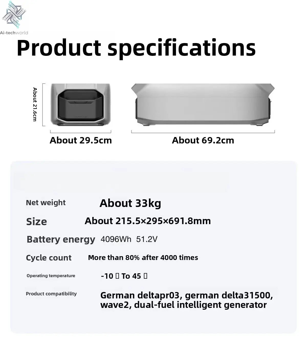 2, De 3, Ling Glacier, De 2, De Pro3, Rui 3Plus power pack - Ai-TechWorld