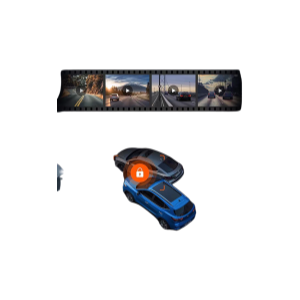 wifi car cam for car parking mode 24h front/ rear  360 dash cam Ai-TechWorld 